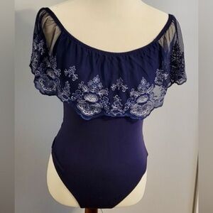 Alya Off the Shoulder Ruffled Bodysuit